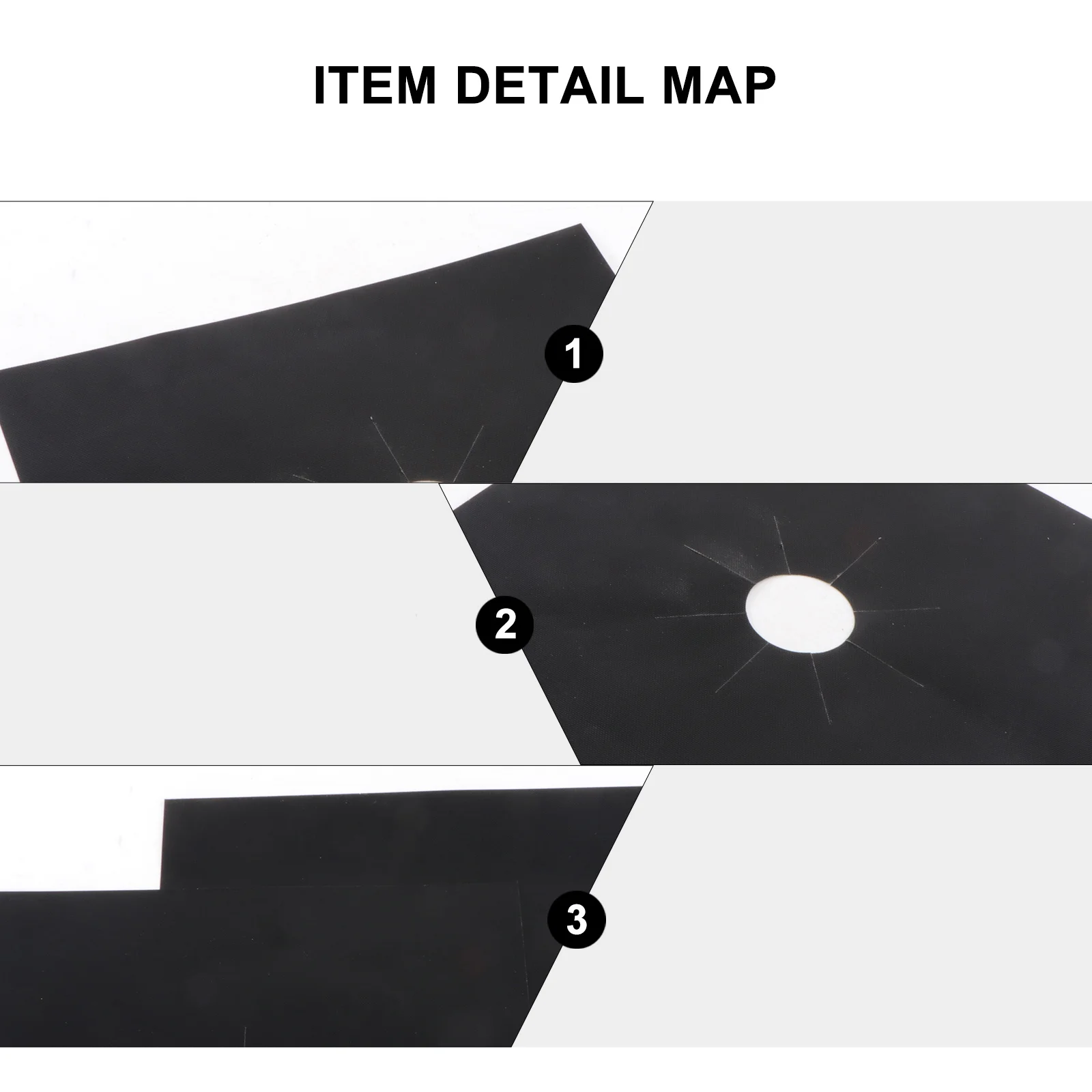 

4pcs Universal Heavy Duty Gas Hob Liner Ptfe Oven Protector Sheets Non-Stick Reusable Black Cooker Flame Resistant