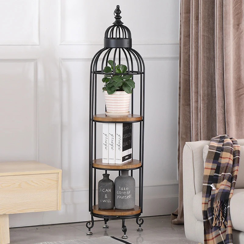 Bedroom Storage Holders Corner Book Shelf Large Display Racks Nordic Hanger Rack Multifunctional Storage Selves for Home