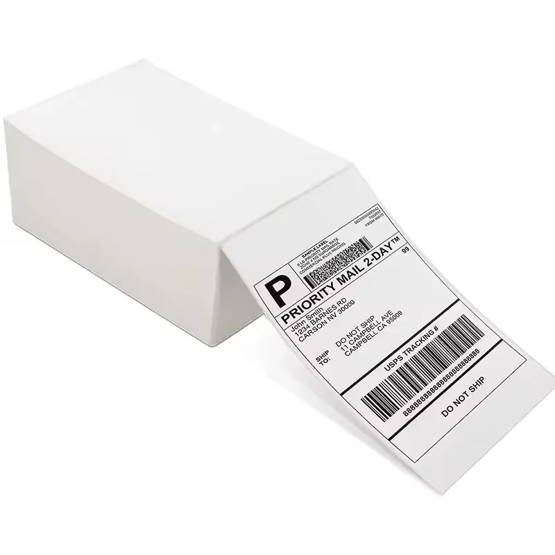 4x6 inch 1000 vel thermische verzendlabels zelfklevende etiketten printer verzendlabels oliebestendige labels universele sticker etiketpapier
