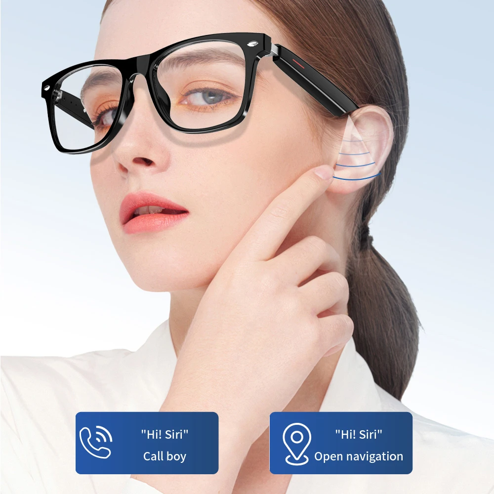 E13 automatic adjustment smart Bluetooth glasses anti-blue light waterproof men and women