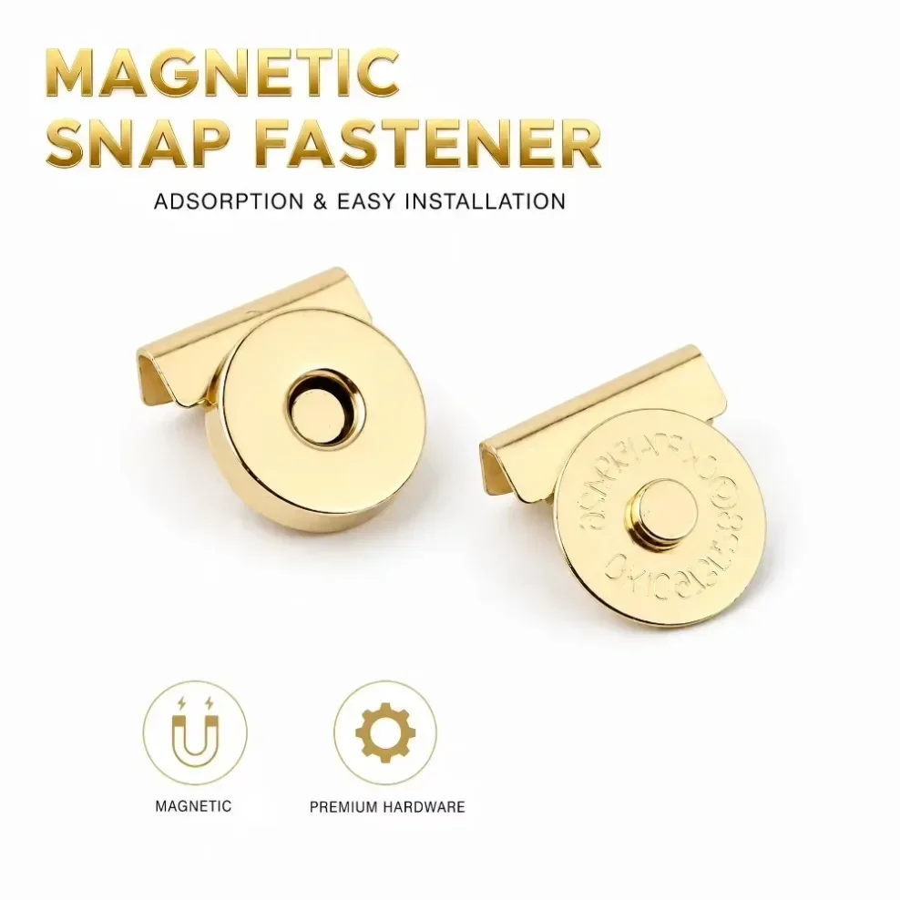 1/4/16 sets Seamless Magnetic Button Magnet Buckle Hidden Button Snap Button for Shoulder Bag Wallet Clothes Craft Accessories