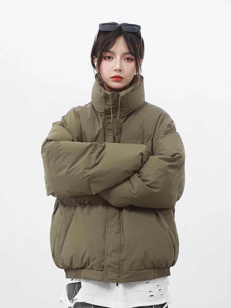 Women Parkas Winter Windproof Solid Baggy Cozy Soft Warm Commuting Style Versatile Advanced Popular Elegant Chic Simple Daily