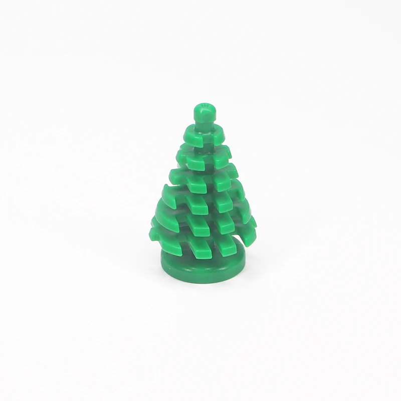 Rainbow Pig MOC Particles 2435 Plant Tree Pine Small 2x2x4 Christmas Tree Brick Building Blocks Parts DIY Puzzle Kid Toys Gift