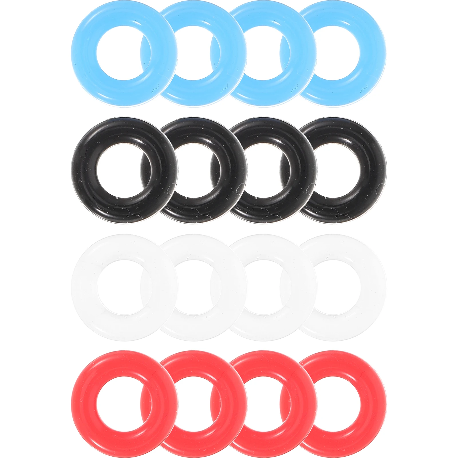 

16 шт. противоскользящие крючки для очков, ушные фиксаторы, нескользящие силиконовые ушные крючки для держателей очков, черный, красный, синий, белый цвет
