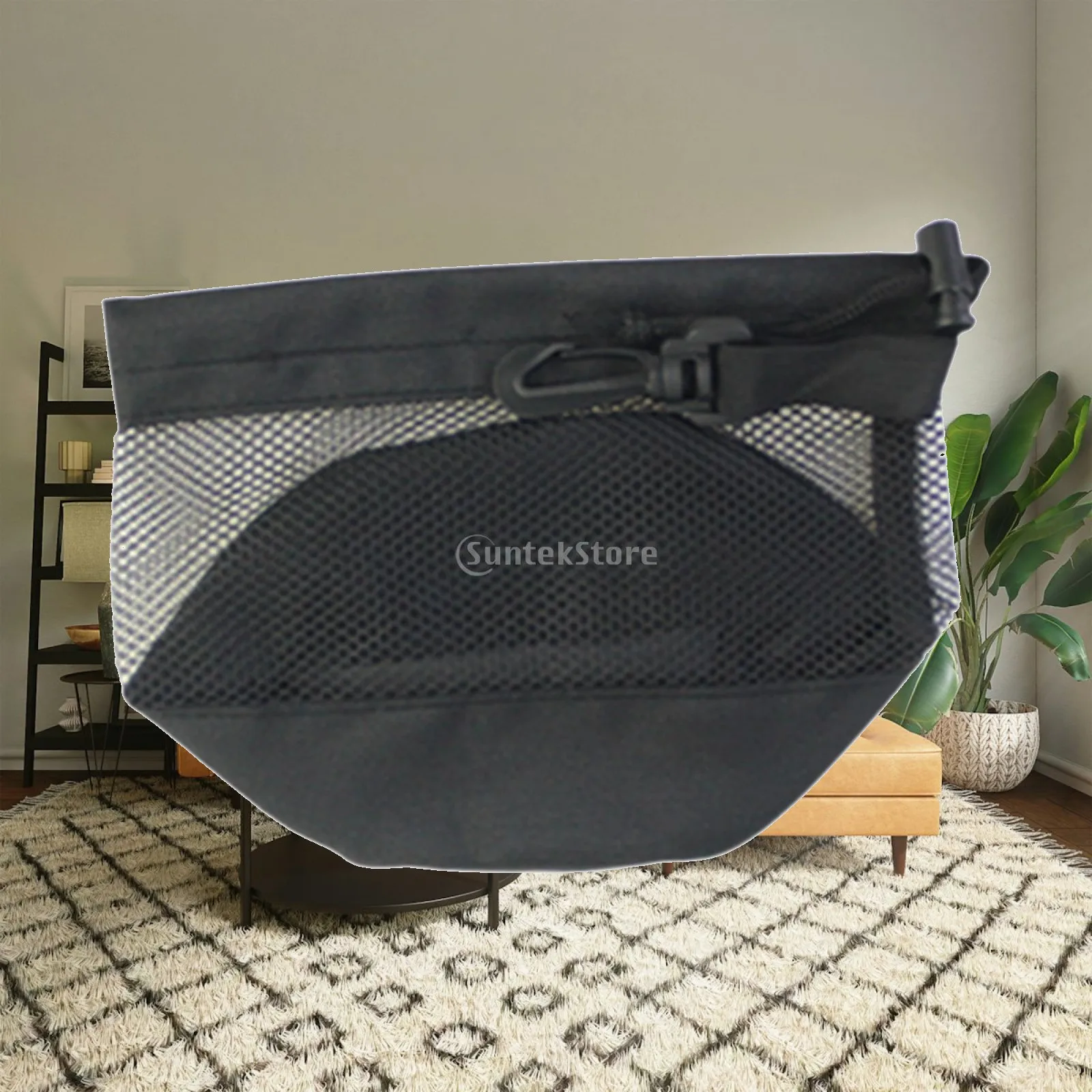 

Golf Ball Bag Storage Bag Match Balls Holder Portable with Buckle Carrying Golf Ball Pouch Golf Fence Mesh Bag Sports Net Bag