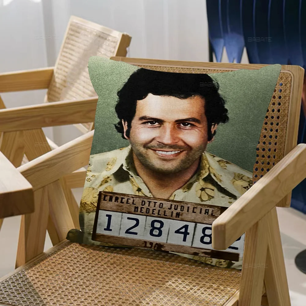 Narcos TV Series Pablo Escobar Decorative Room Aesthetics Pillow Case Home Decor Bedroom Sofa Bed Couch Pillow Cover 45x45