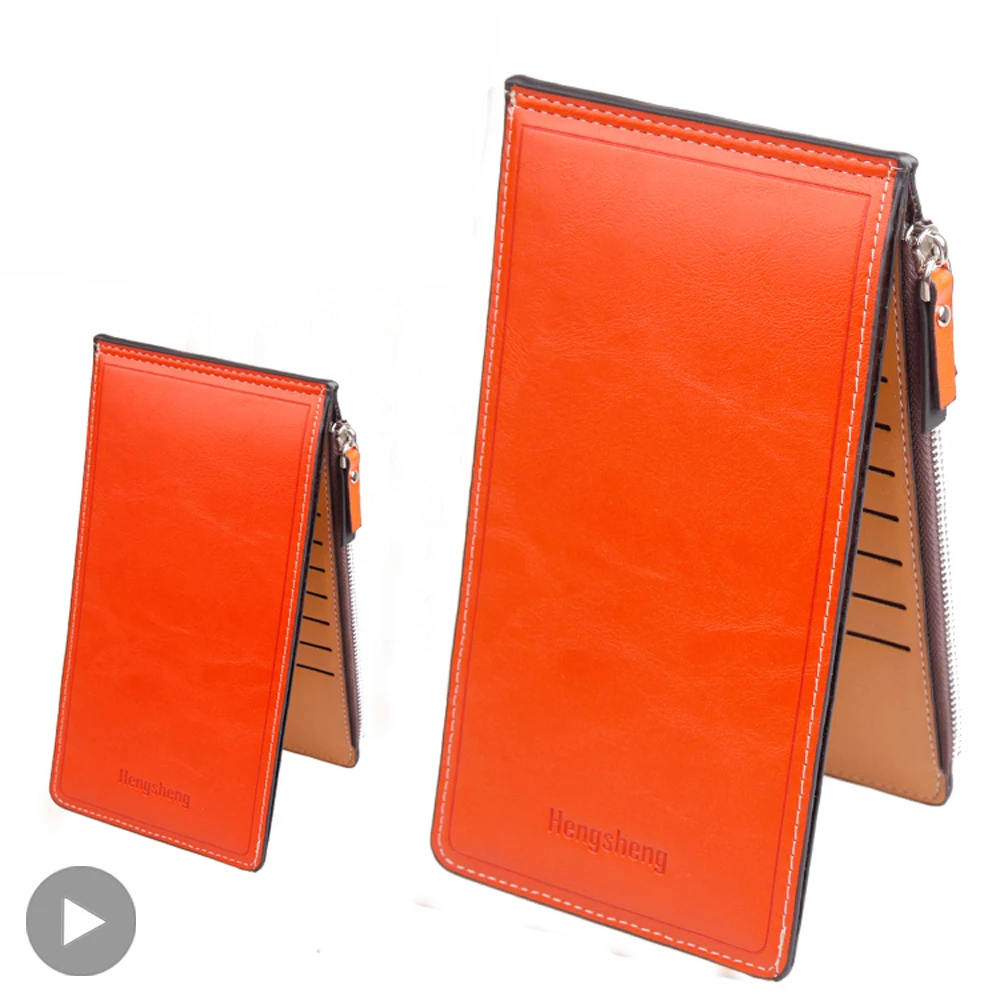 Zipper Slim Long Thin For Women Men Wallet Lady Female Male Coin Purse Clutch Bag Walet Money Cuzdan Business Card Holder Vallet