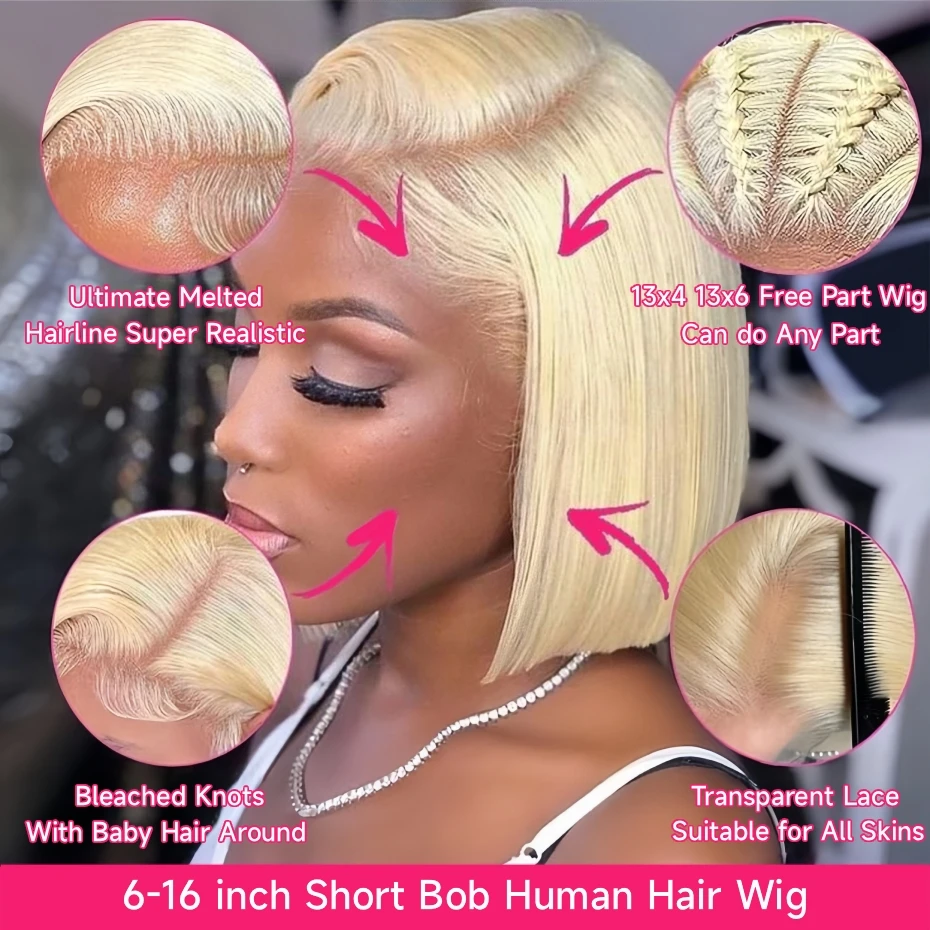 613 İnsan Saçı 6 - 18 inç Dant - Glueless Wear And Go Human Hair Wig incelemesi ve fiyatı