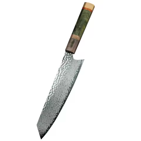 8 Inch Chef Knife 67 Layers VG10 Damascus Steel Kitchen Knives Stabilized Colored Wood Handle Professional Japanese Knife