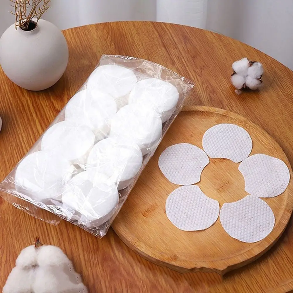 1200 ชิ้น Soft Makeup Remover Pads ทิ้งยืดแผ่นทําความสะอาดผิวหน้า Missing Corner Design ความยืดหยุ่น