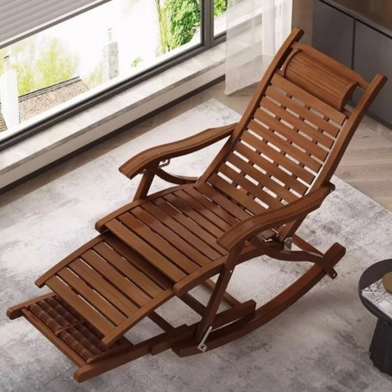 Balcony leisure recliner home courtyard lunch break reclining folding chair