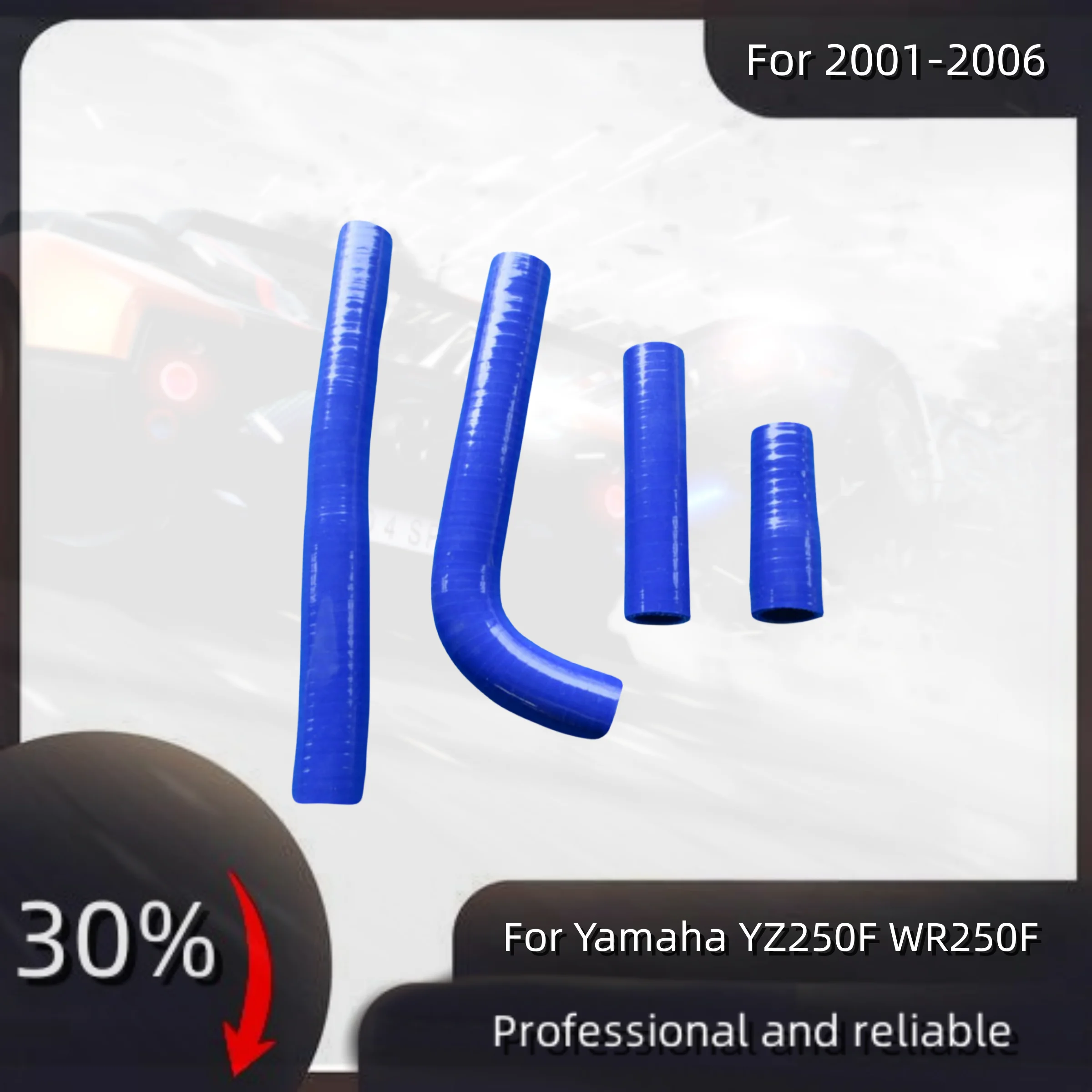 

For Yamaha YZ250F WR250F 2001-2006 YZ WR 250 F Silicone Radiator Hose Pipe Tube Kit 2001 2002 2003 2004 2005 2006