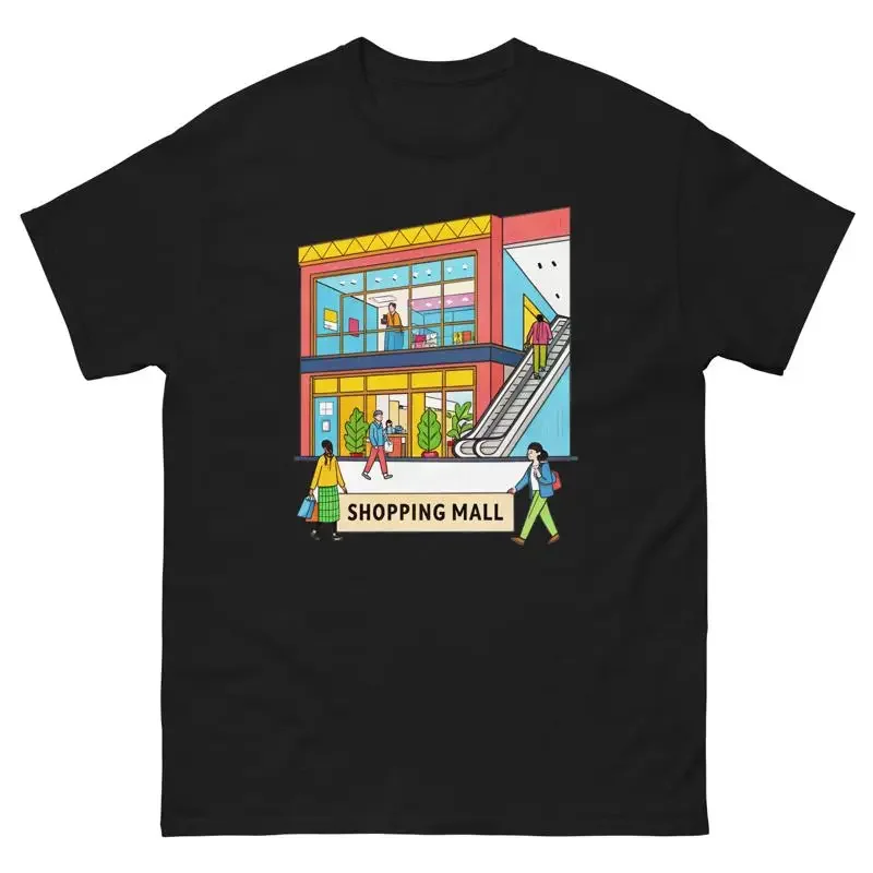 Shopping Mall Everyday Location Building Place T Shirt