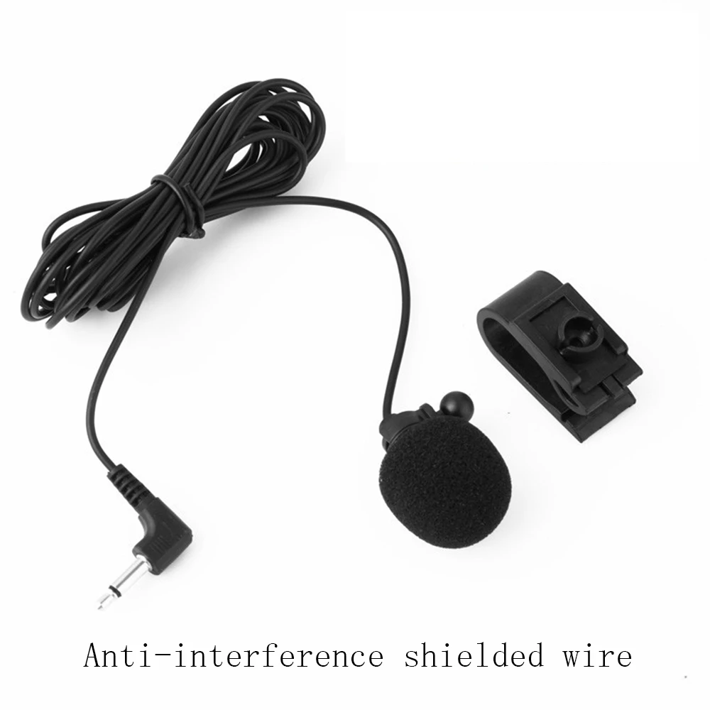 Car Microphone Micro Car Radio 3.5mm Jack Mic Stereo Mini Wired External Microphone For Auto Dvd Radio 3m Long Mini Microfono