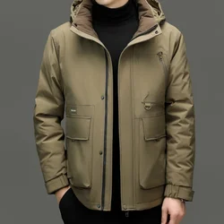 COZOK-Chaqueta de plumón de pato para hombre, Parka acolchada con calefacción, ropa de diseñador de lujo, abrigos acolchados, novedad de invierno, 2024