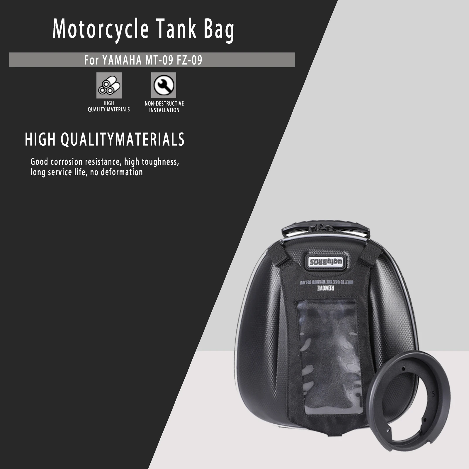 Motorcycle Waterproof Racing Bags Tanklock For YAMAHA MT-09 FZ-09 TRACER FJ-09 900/GT Navigation Tanklock Bag Accessories