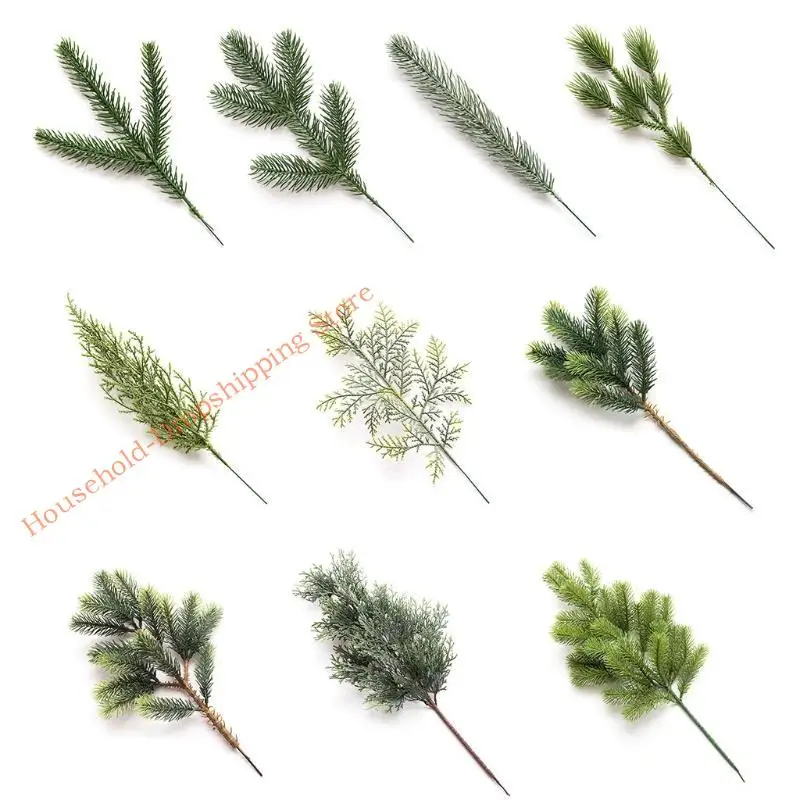 85AD Рождественские искусственные листья моделирование