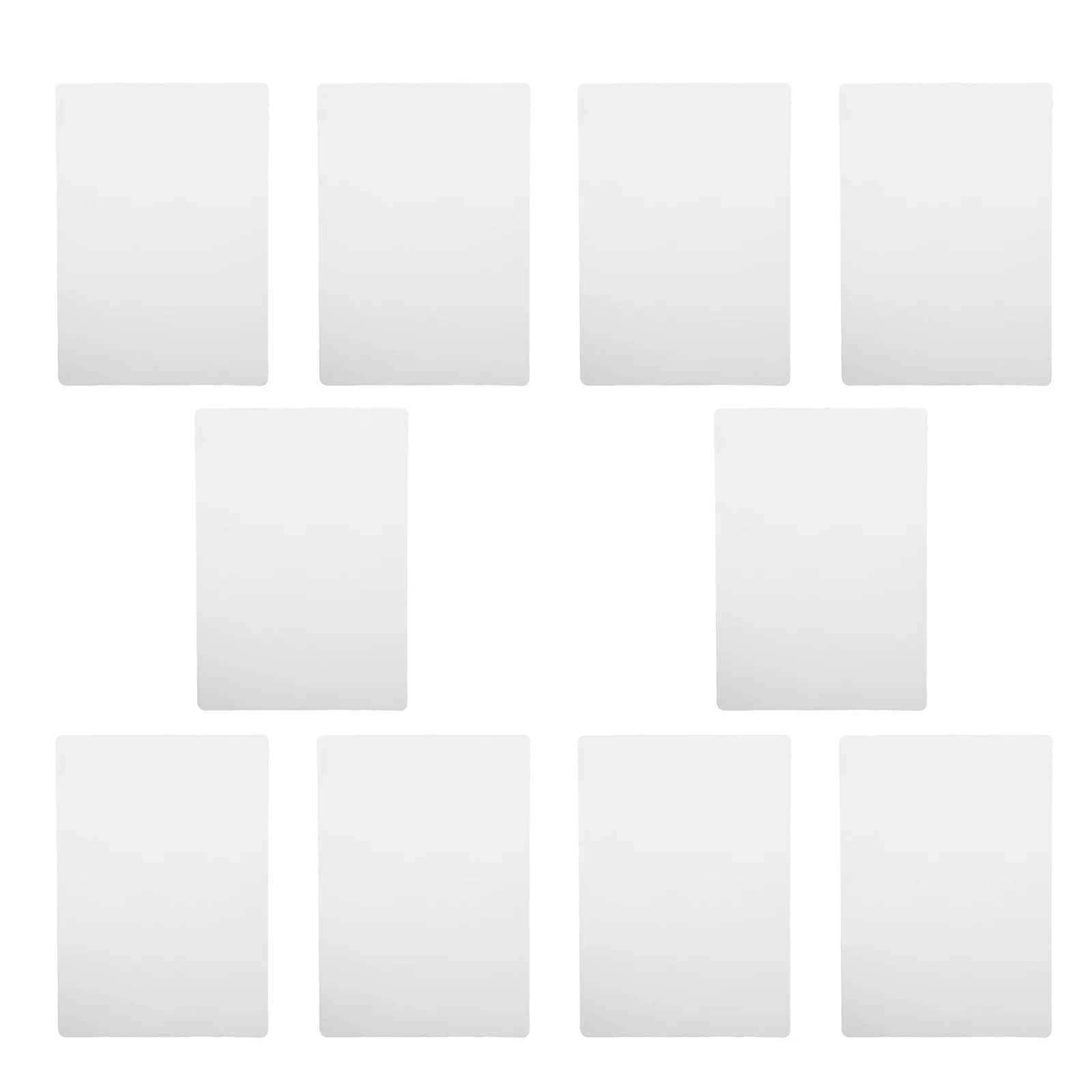 

10Pcs Reusable Stencil Sheets Clear Transparent Plastic Stencil Material for Craft Painting Drawing Board for Art