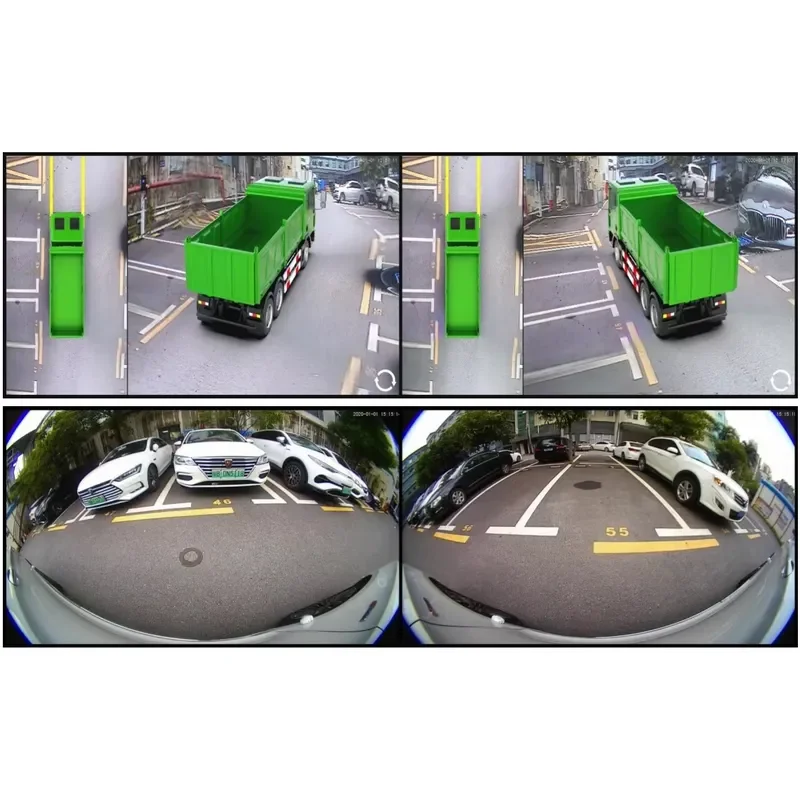 360 Degree Camera Bird View AI System for Reversing Truck Bus Heavy Vehicle Support Wifi Tracking