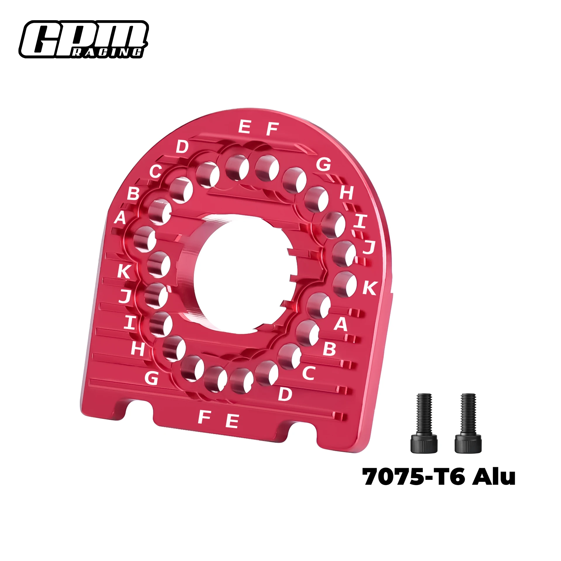 GPM  1/10 4-TEC 3.0 Corvette Stingary-93054-4 TRAXXAS  Alu7075 Motor Mount Plate & Heat Sink Fins view 5