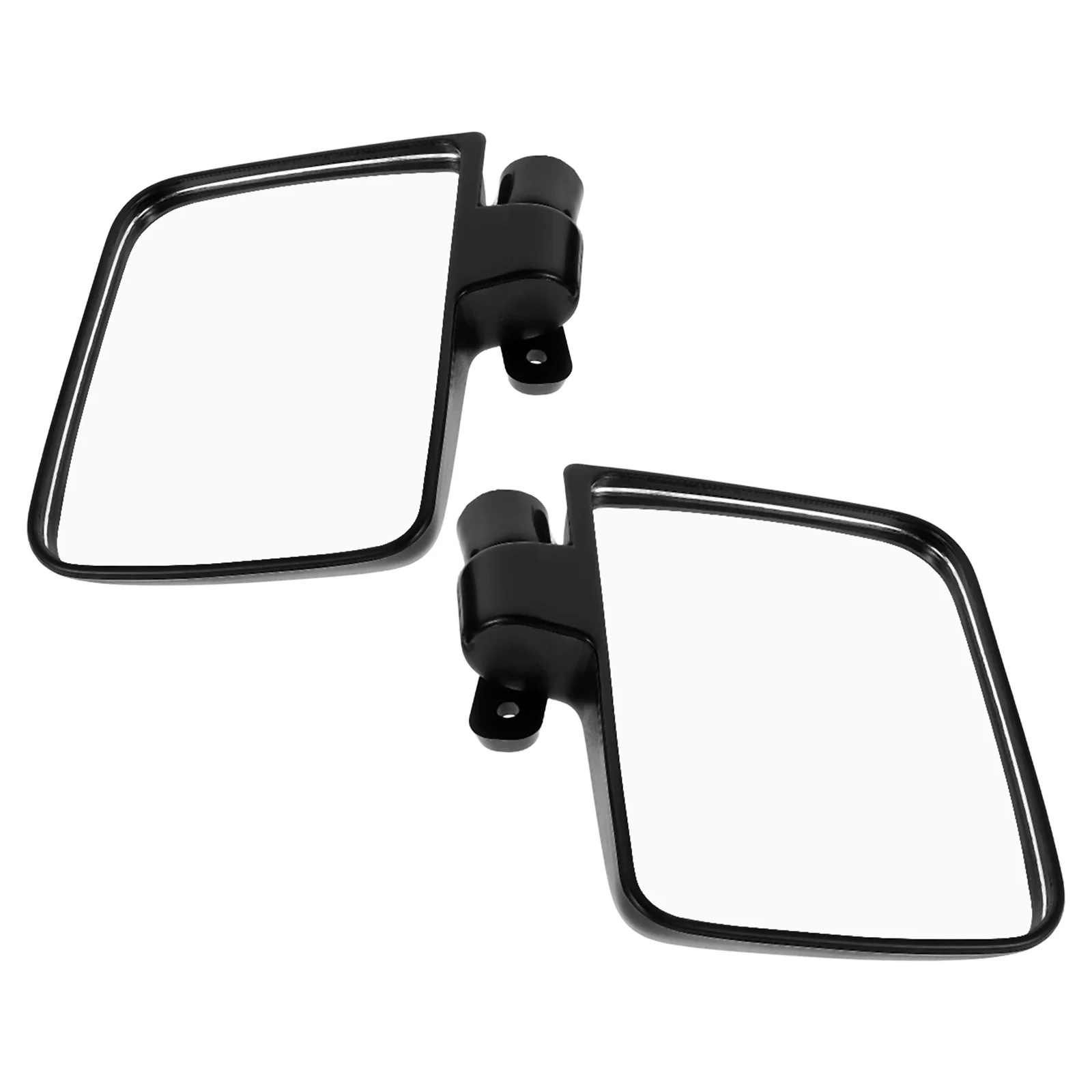 1Set Golf Cart Rear View Mirrors Clear Reflection Wide Angle Auxiliary Reverse Side Mirror Easy Installation Side View Mirror