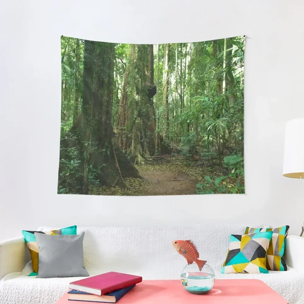 

nature, rainforest, green Tapestry Custom Aesthetic Room Decor Tapestry