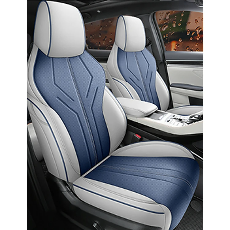 Car Accessories Four Seasons New Custom Luxury Design Leather  Seat Cover for Byd Song Plus Ev