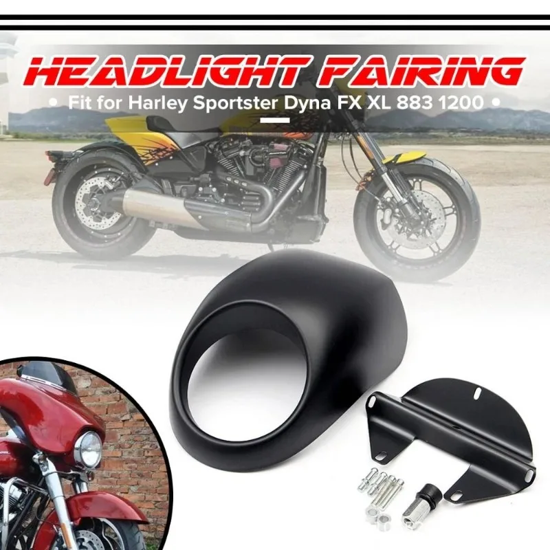 

Motorcycle Accessories Harley XL 883 1200 48 Modified Fairing Light Hood Deflector Housing
