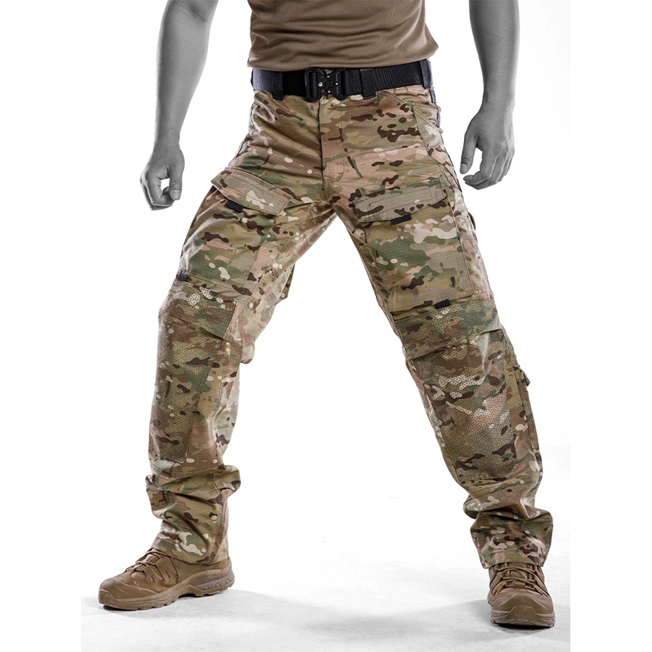 

Multi-pocket Camo Tactical Trousers Special Forces Combat Trainning Pants Outdoor Hunting Waterproof Wear-resistant Cargo Pants