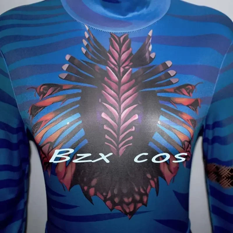 Neytiri-男性と女性のための変装,アバター,変装,全身タイツ,ハロウィーン,カーニバル,パーティーマスク