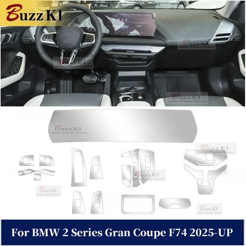 

Для BMW 2 серии Gran Coupe F74 2025-UP: Защитная пленка из ТПУ для навигационной системы и элементов интерьера автомобиля, предварительно вырезанная, антицарапийная наклейка