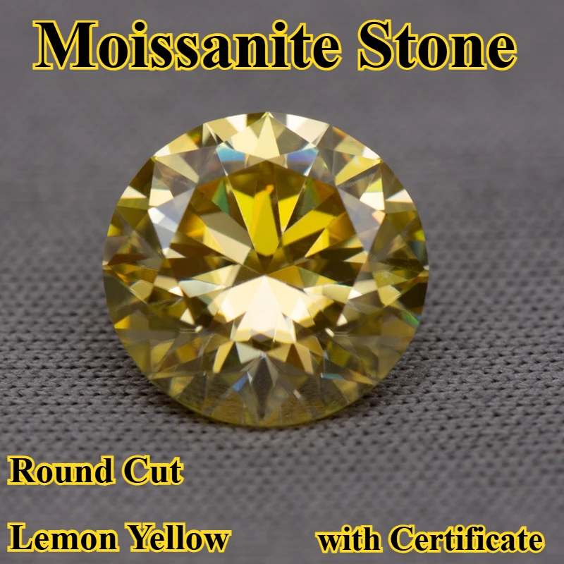

Hot Sell Moissanite Round Cut VVS1 Eight Hearts and Eight Arrows Loose Gemstones for Custom Jewelry Making with Certificate