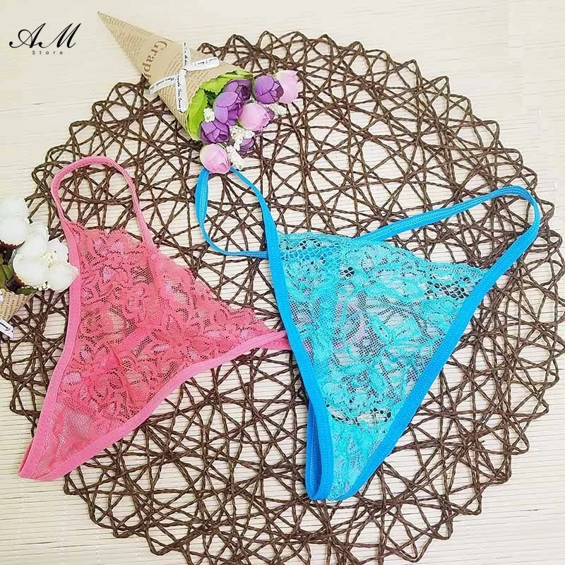 1/3PCS/Set Sexy Lace Thongs Women Random Underwear Bikini Underpants Low-Rise One Size Hollow G-string T-Back Panties Lingerie