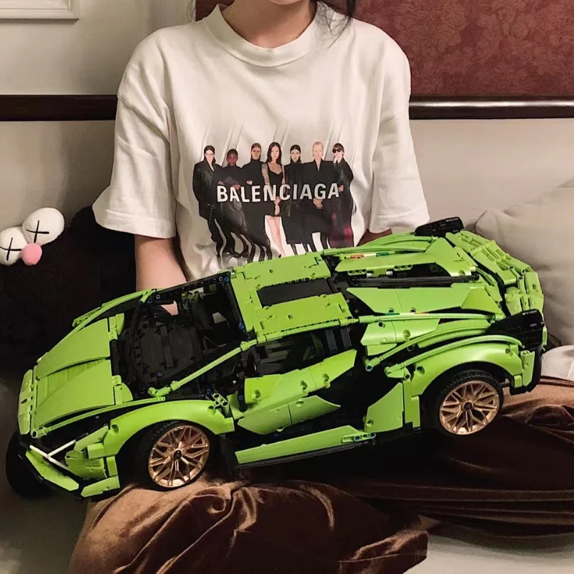 3696 piezas, recién llegado, 42115, bloques de construcción Lambo Sian, modelo MOC, coches deportivos de juguete para adultos, regalos de Navidad y cumpleaños para niños