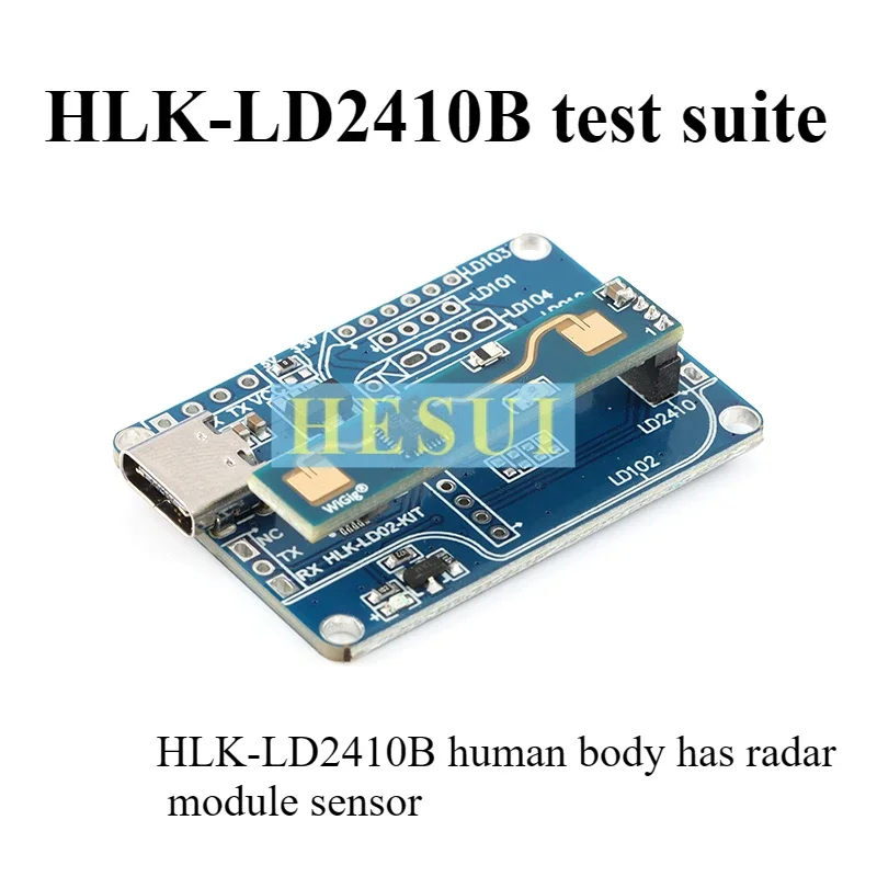 Original HLK-LD2410B human body has radar module  heartbeat detection intelligent sensor kit