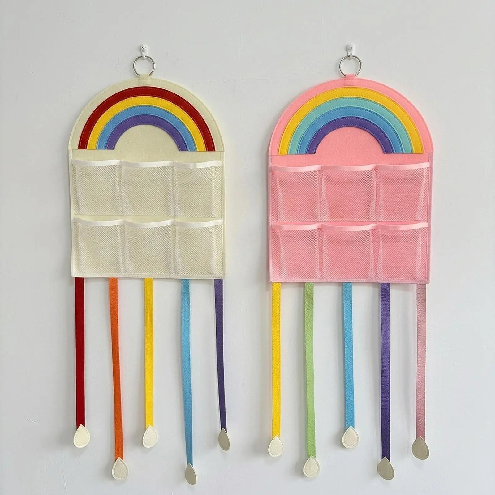 Wall Bow Holder Versatile Nursery Room Decor Hair Clips Organizer, Headband Holder Wall Hanger for Doors Ceilings Living Room