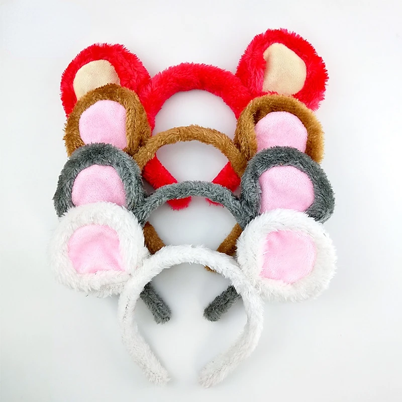 Boy Girls Children Kids Mouse Headband Tail Bow Easter Party Birthday Halloween Costume Cosplay