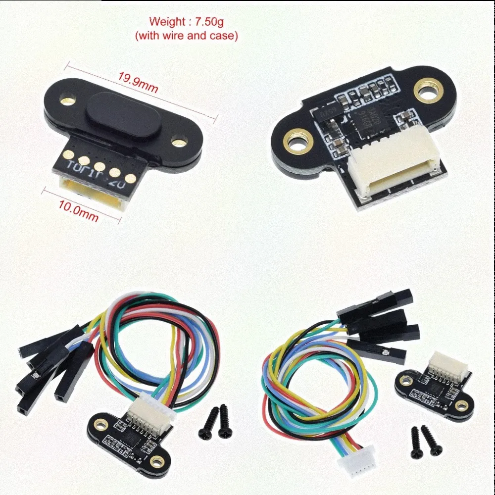 TOF10120 Distance Sensor Module UART I2C Output 3-5V High Time Of Flight Ranging For Range Finder Robot Automation