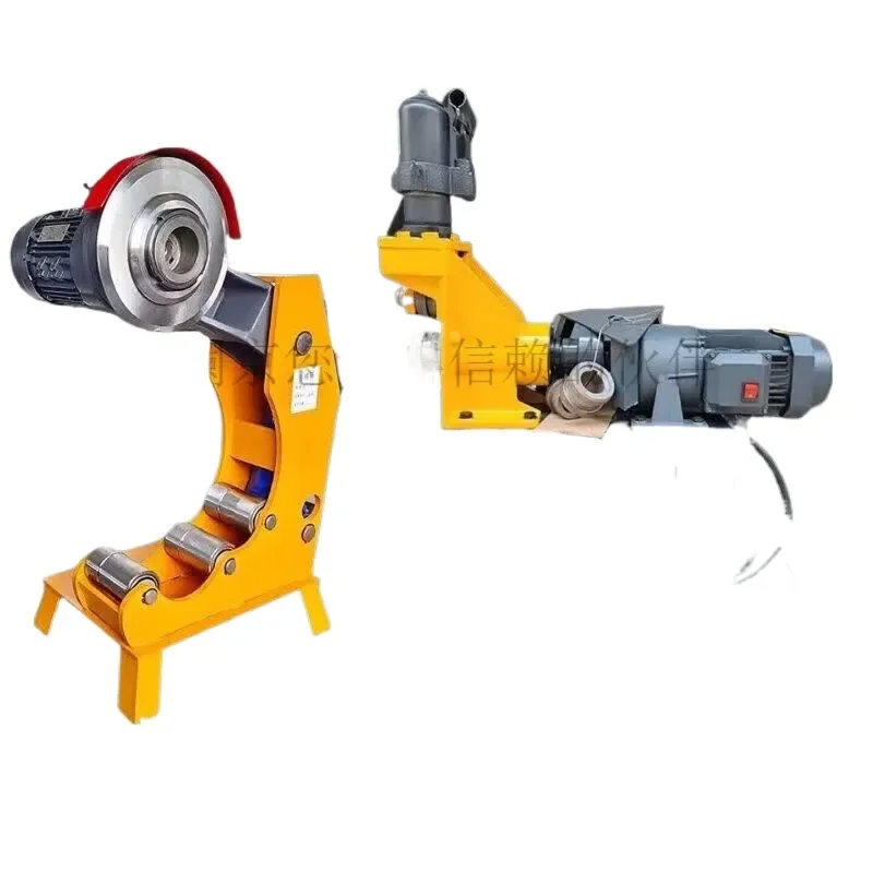 Three-piece galvanized pipe electro-hydraulic cutting pipe rolling grooving machine