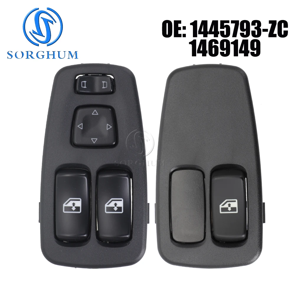 

SORGHUM for SCANIA Truck Window Lifter Control Switch Mirror Adjustor Regulator Control Swtich Button 1445793-ZC 1469149 24V