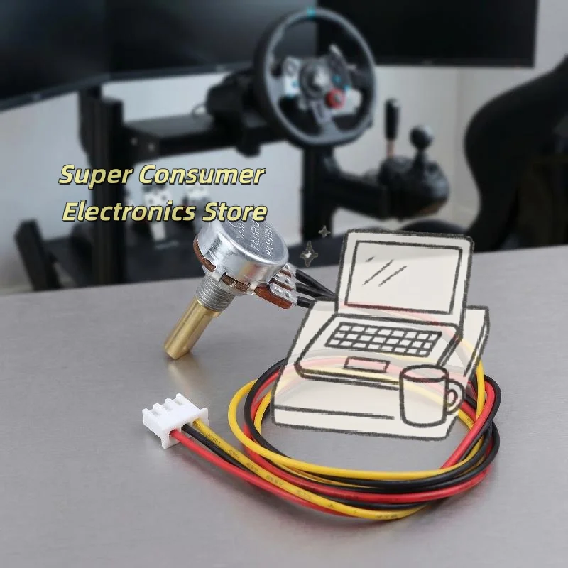 1PCS Pedal Potentiometer for Thrustmaster T300 T500 Gaming Pedals, Racing Sim