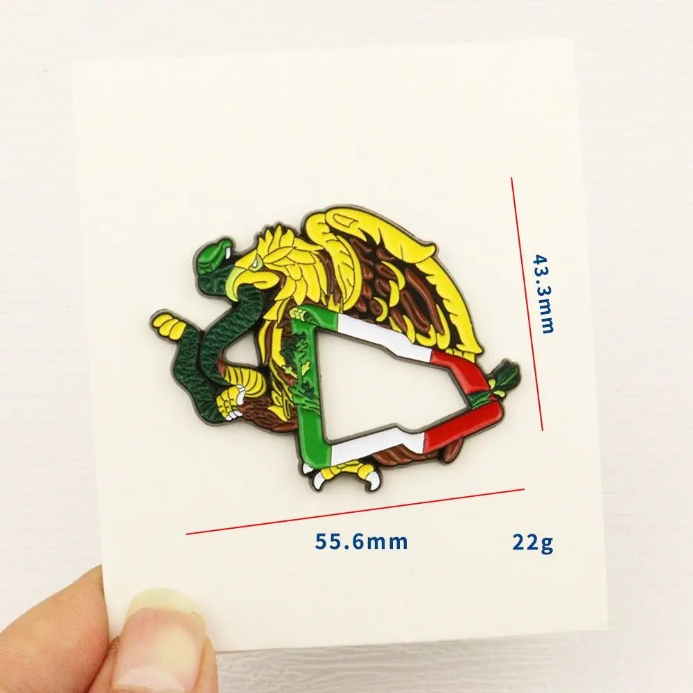 Eagle Mexican Enamel Pin Funny Baking Paint Retro Baking Paint Brooches Clothing Accessories Jacket Badge Era Hat Pins