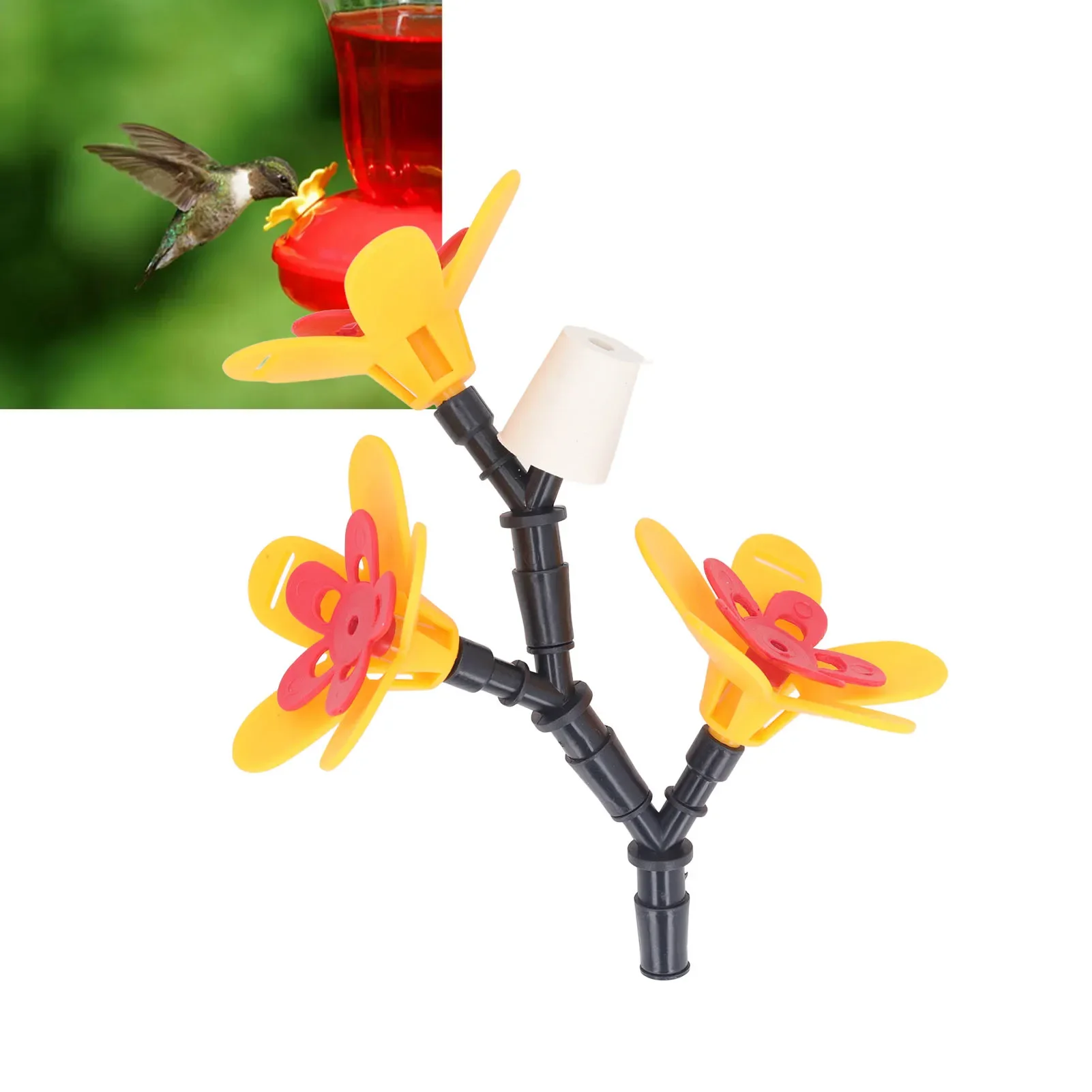 DIY Hummingbird Feeder Bottle, Recycling Safe Harmless Bird Feeding Flower Kit, Outdoor Garden Patio