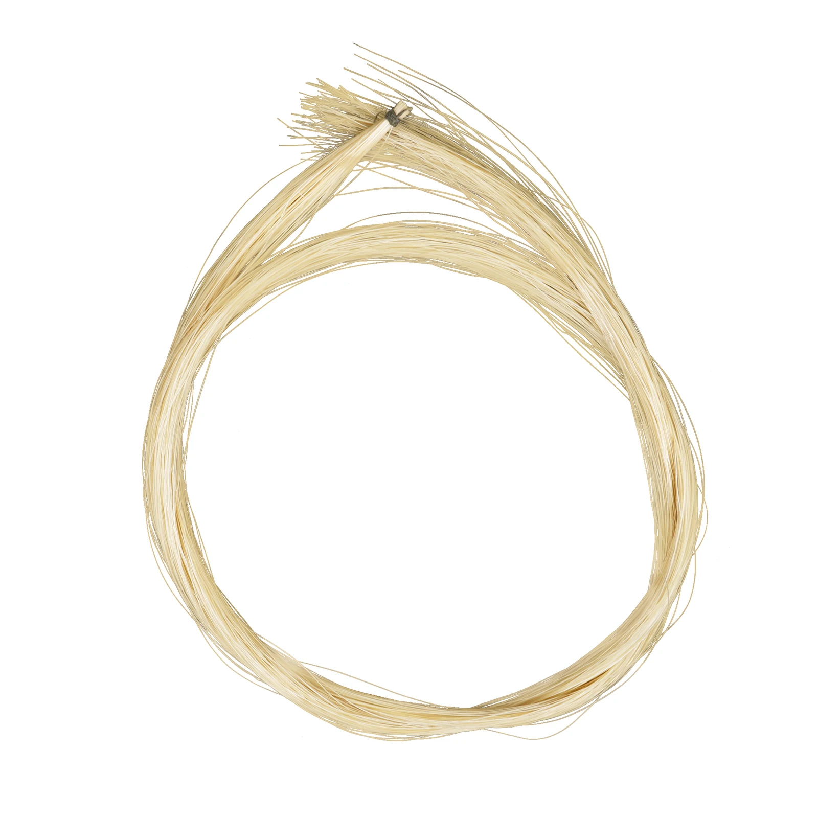 Violin Bow Hair For 4/4 3/4 1/2 1/8 1/4 Violin Horsehair White Natural Horsehair Bow Hair Horse Tail Violin Replace Parts