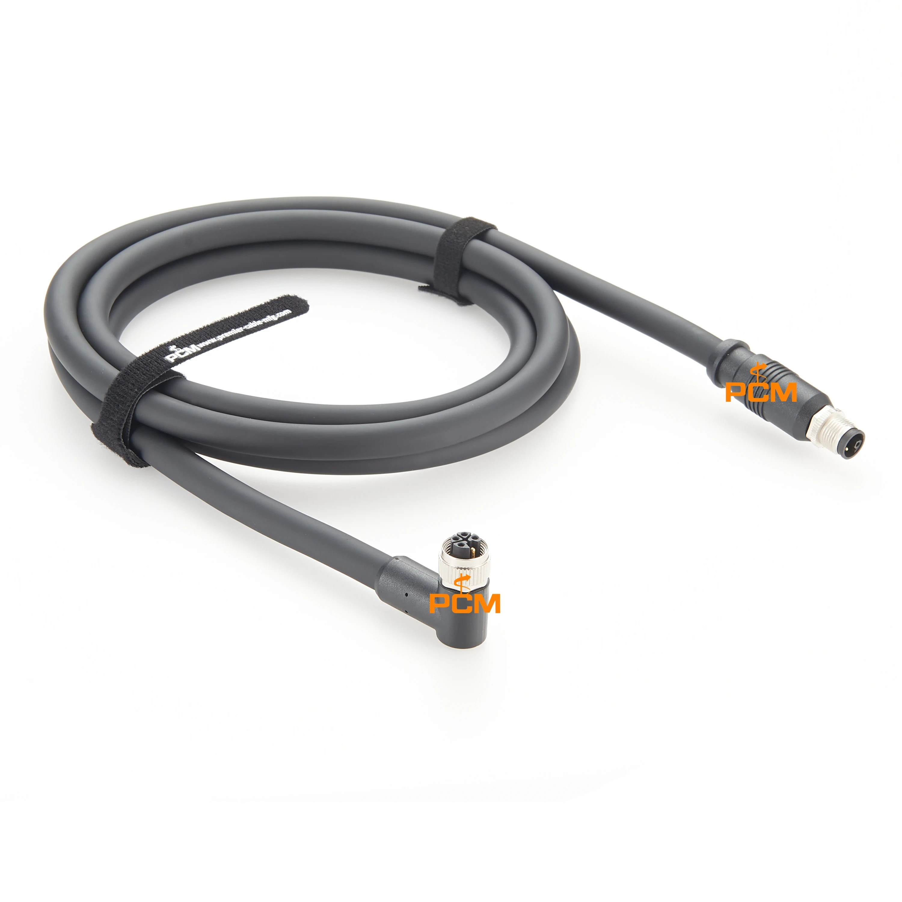 IP67 90 Graden M12 L-code Power Extension Drag Chain Kabel voor PROFIBUS PROFINET Fieldbus I/O Box kleine Server DC Servomotor