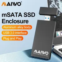 MAIWO mSATA SSD Case to USB 3.0 SSD mSATA Enclosure Adapter External box 5Gbps for mSATA Internal Solid State Drive Hard Drive