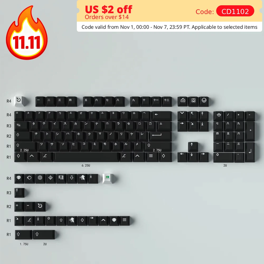 

130 keys GMK PBT Keycaps Mechanical keyboard For Cherry MX Switch DYE-SUB 64/87/96 Layout Laptop Accessories