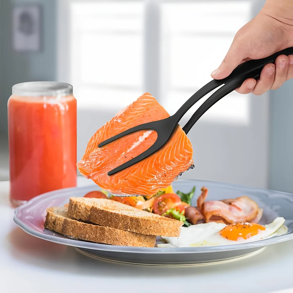 1pc Non-stick 2-in-1 Flip Spatula: Easy To Pick Up Eggs Steaks Anti-slip Non-slippery When Flipping Perfect for Pancakes Fried