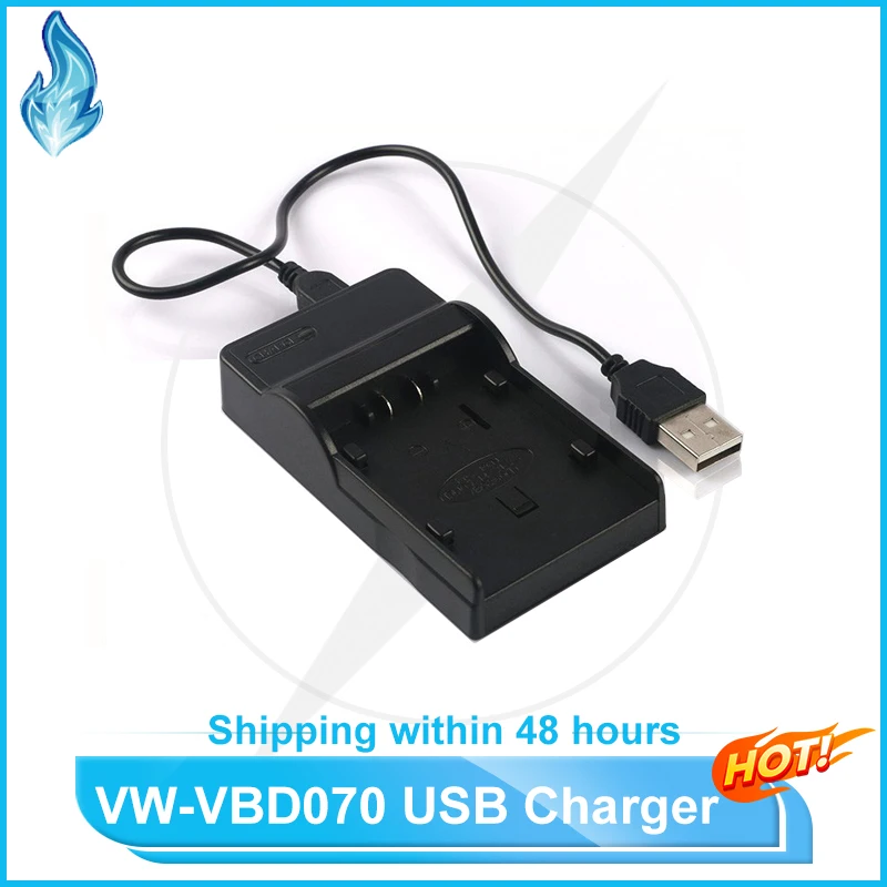 

VW-VBD070 VW-VBD140 VW-VBD210 Battery USB charger for panasonic camera NVGS10 GS100K GS10B GS10EG GS10EGA GS10EGR CGR-DU07 DU06