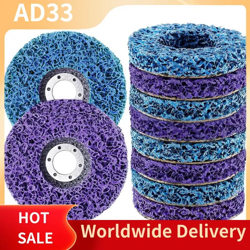 

【A28I, 10 упаковок полосовых дисков, зачистное колесо для угловой шлифовальной машины, чистое и удаление краски, покрытие ржавчины, сварные швы, окисление (4 х 5/8 дюймов)